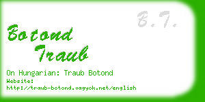 botond traub business card
